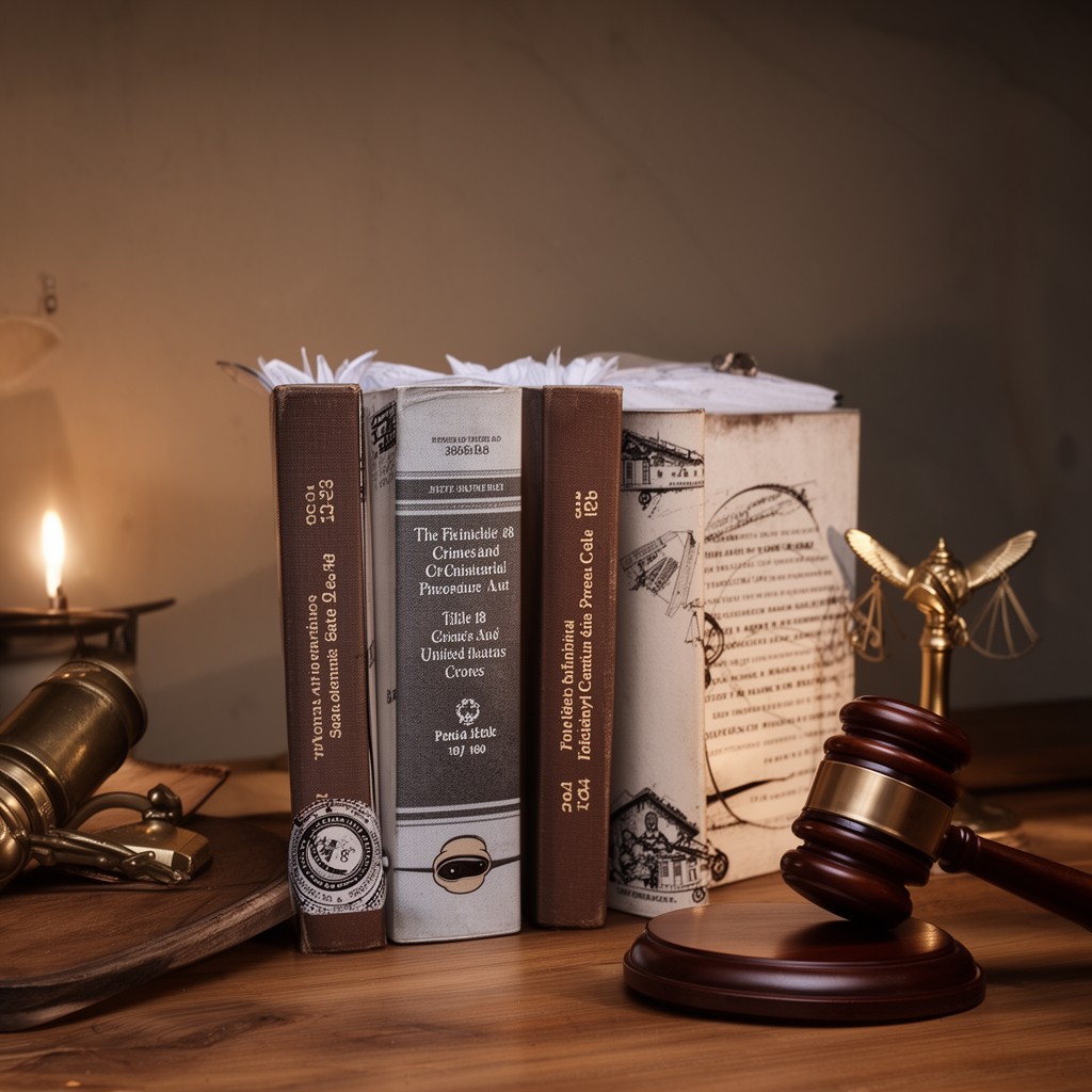 AI-generated illustration of Title 18 – Crimes and Criminal Procedure