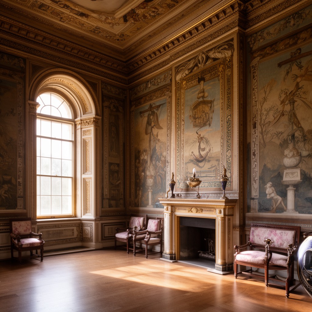 AI-generated illustration of Etruscan Dressing Room at Osterley Park