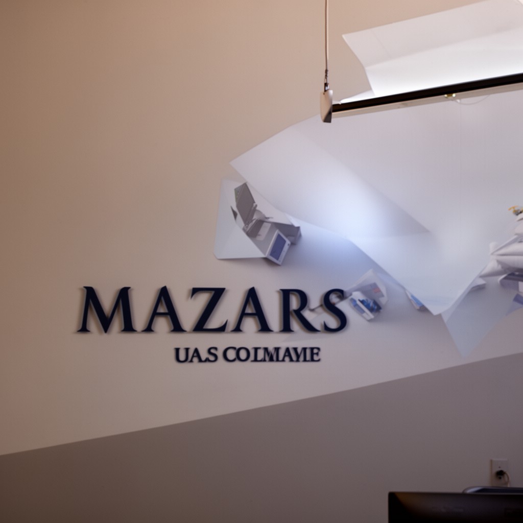 AI-generated illustration of Mazars USA LLP
