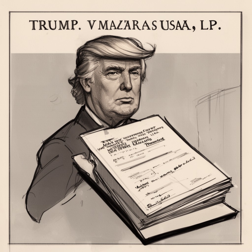 AI-generated illustration of Trump v. Mazars USA, LLP