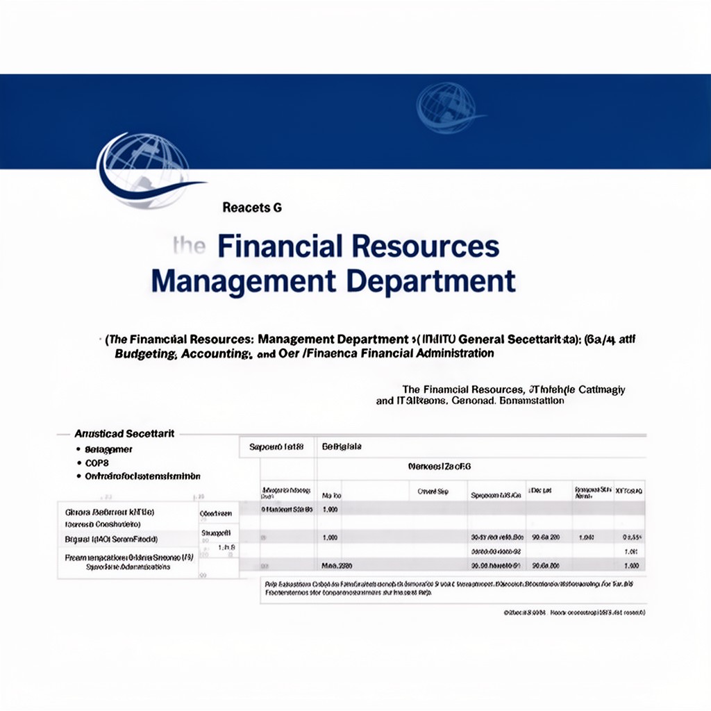 AI-generated illustration of Financial Resources Management Department