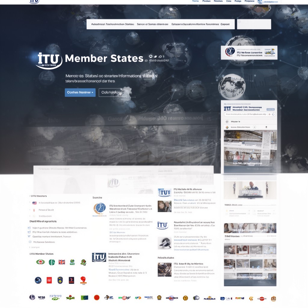 AI-generated illustration of ITU Member States