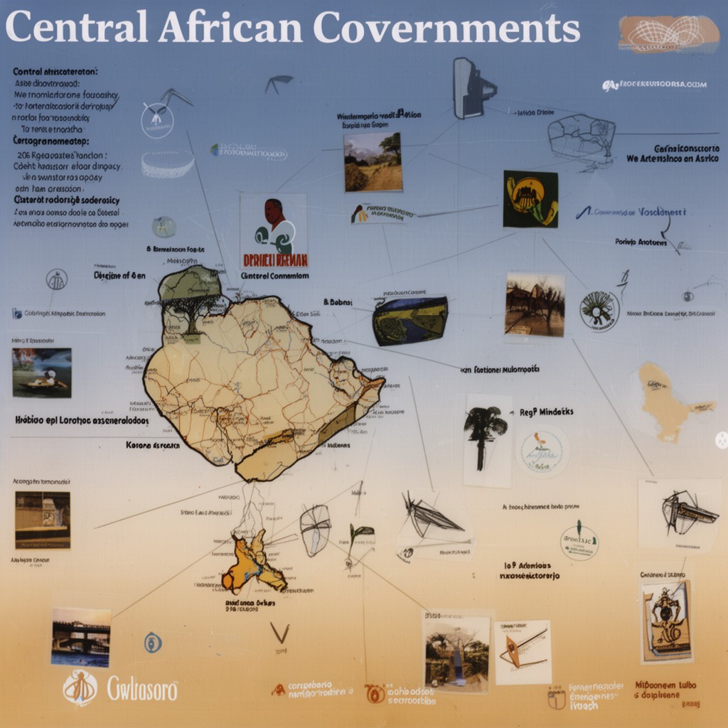 AI-generated illustration of Central African governments