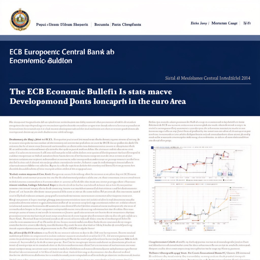 AI-generated illustration of ECB Economic Bulletin