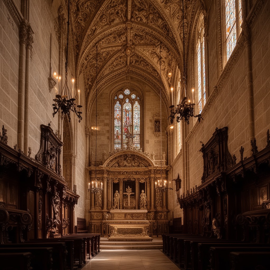 AI-generated illustration of Royal Chapel of Granada