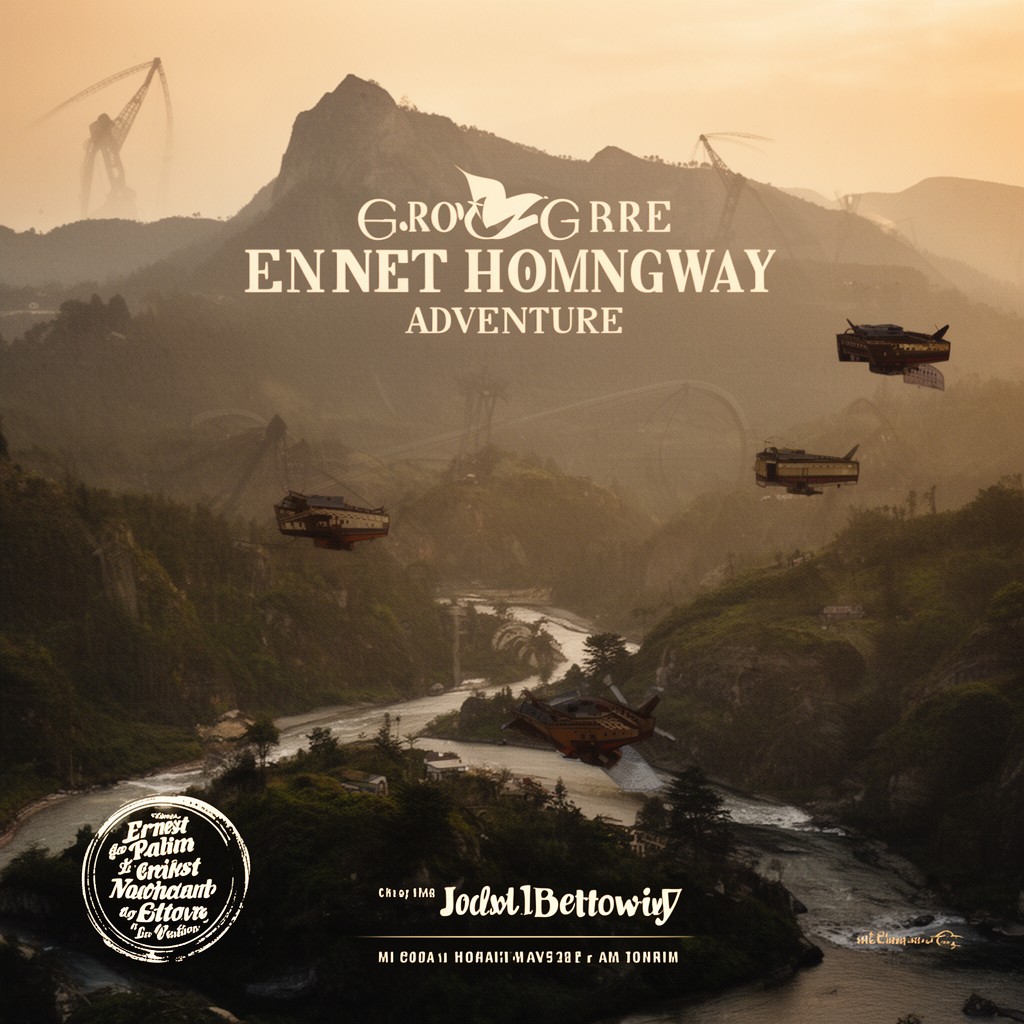 AI-generated illustration of Hemingway Adventure