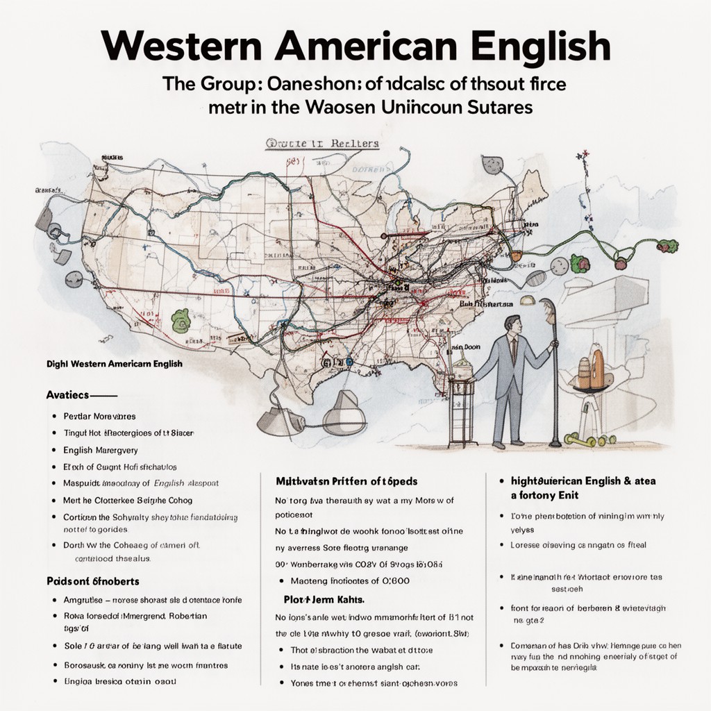 AI-generated illustration of Western American English