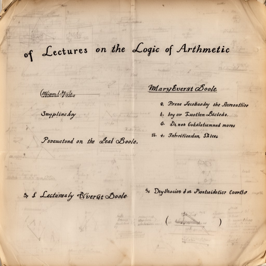 AI-generated illustration of Lectures on the Logic of Arithmetic