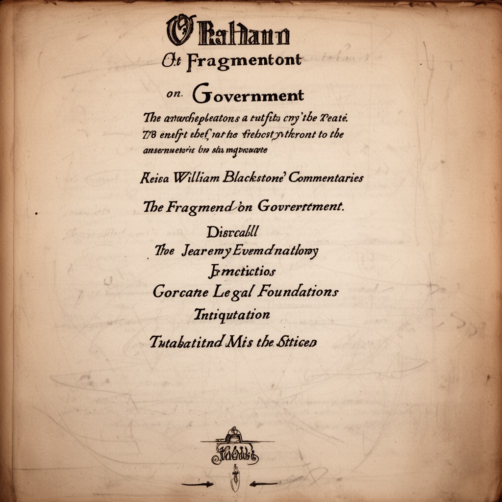 AI-generated illustration of A Fragment on Government