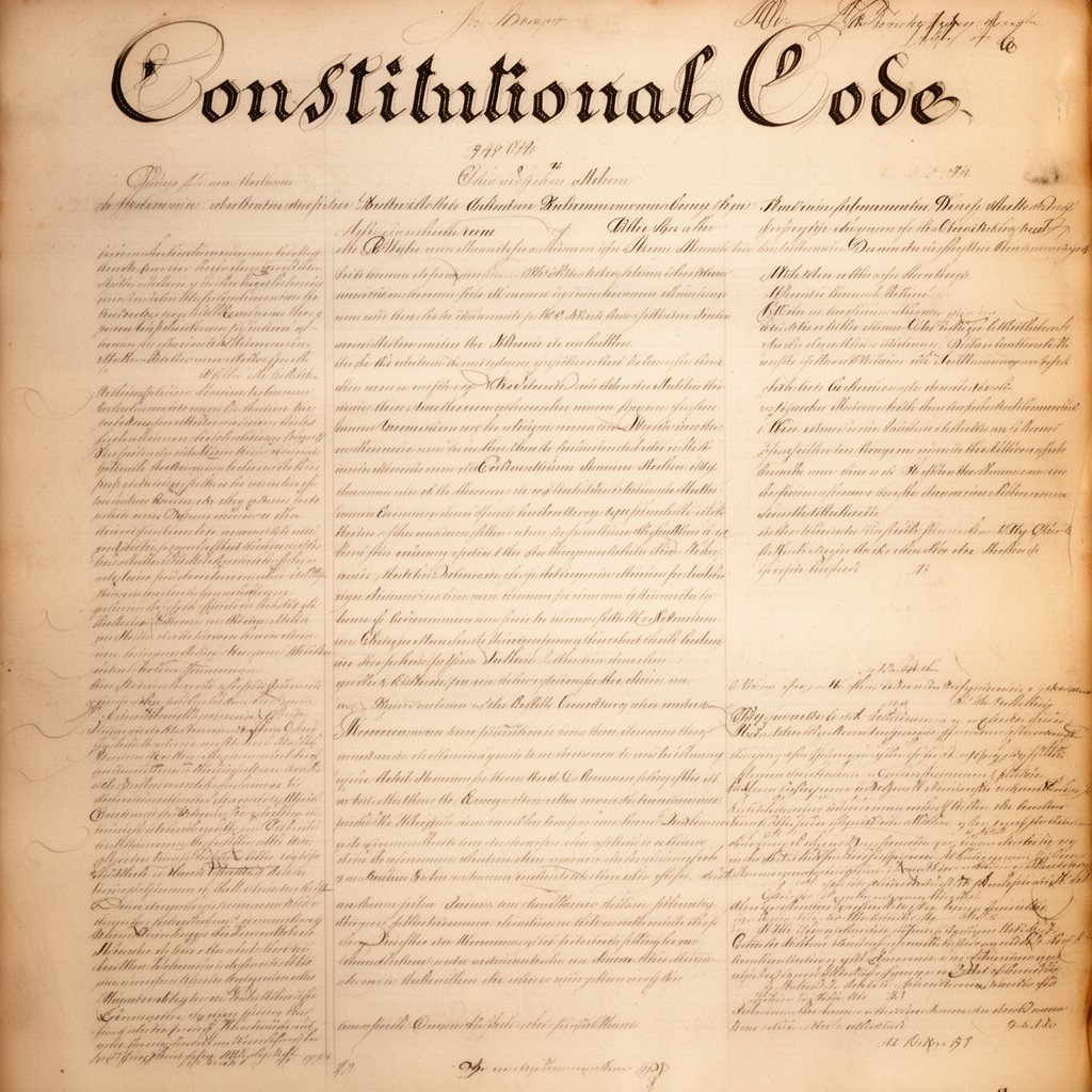 AI-generated illustration of Constitutional Code