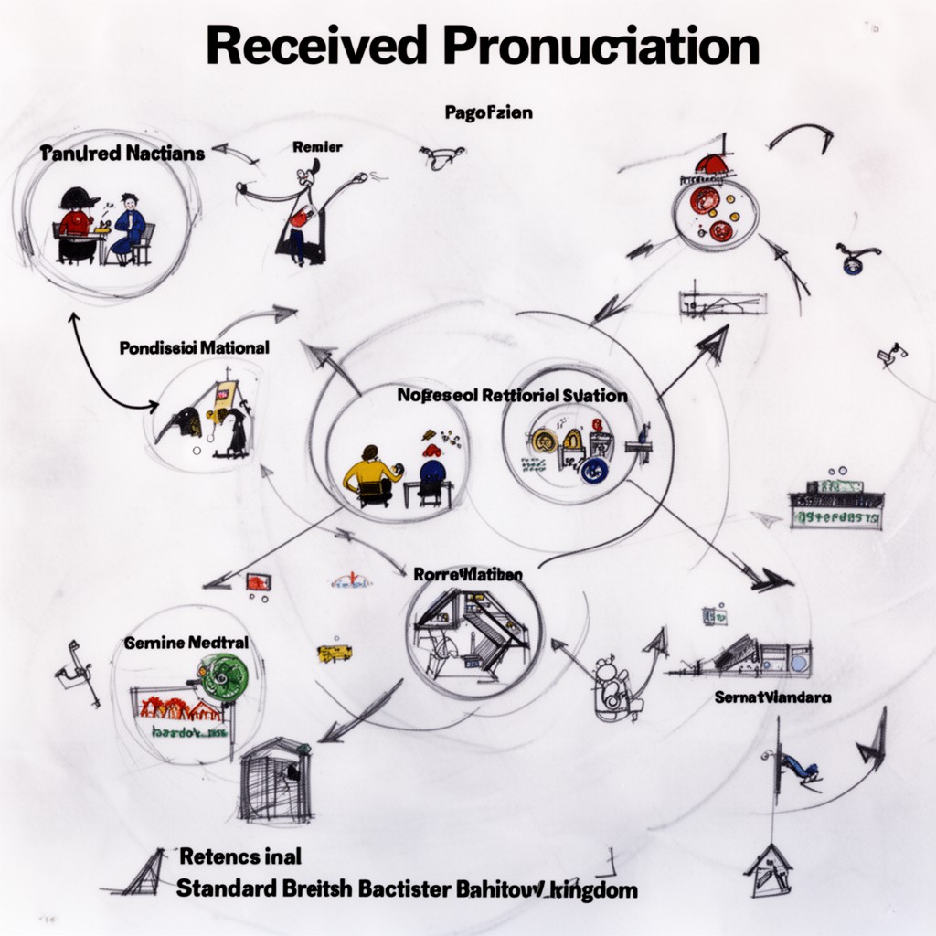 AI-generated illustration of Received Pronunciation