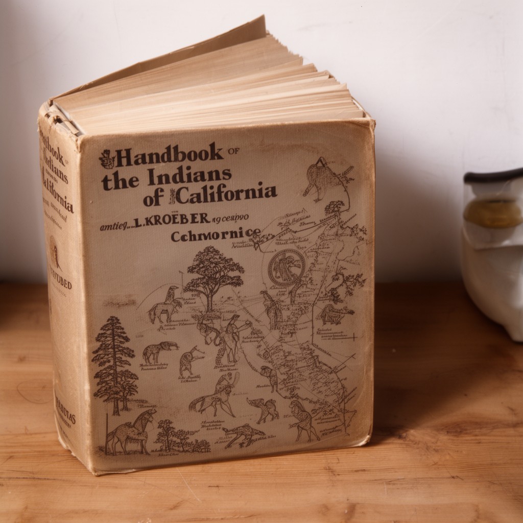 AI-generated illustration of Handbook of the Indians of California