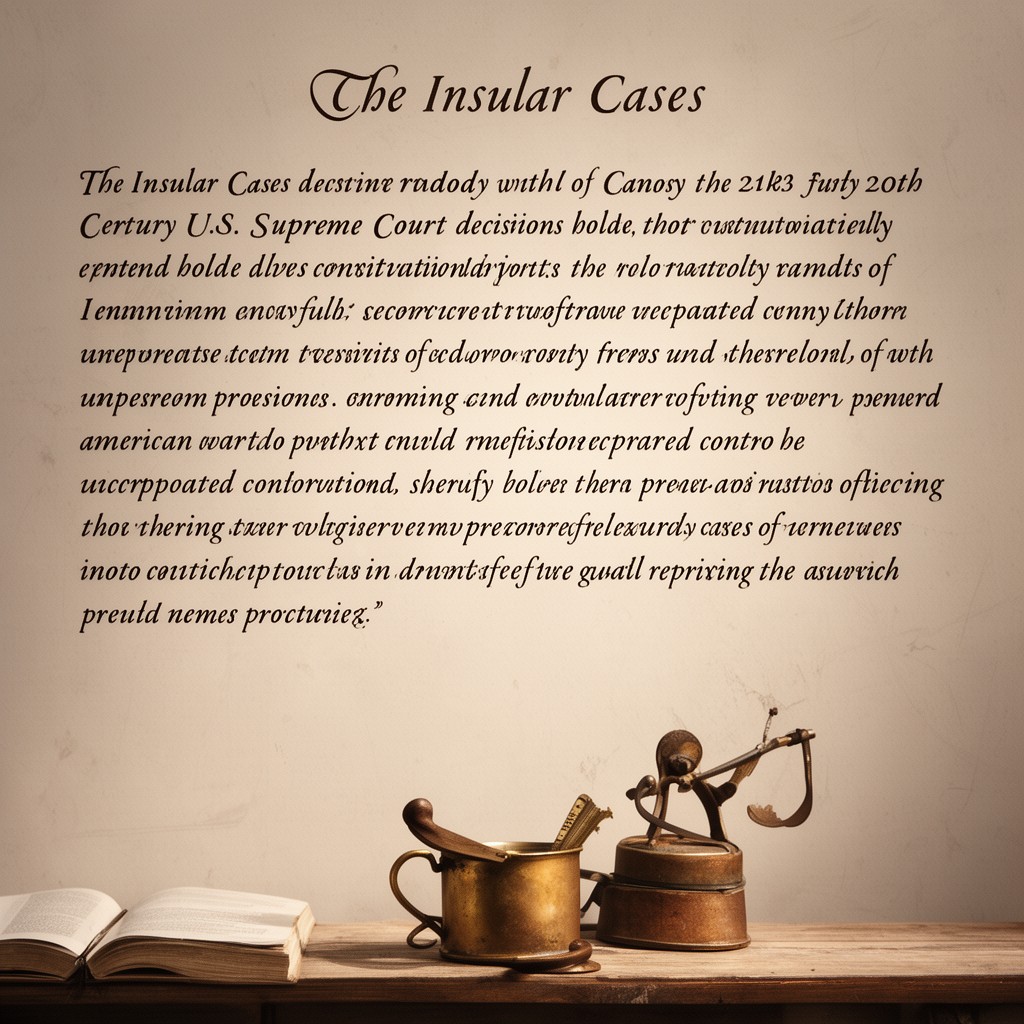 AI-generated illustration of insular cases doctrine