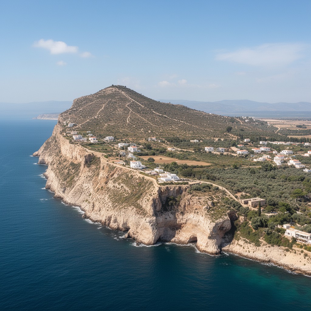AI-generated illustration of Cap Bon Peninsula