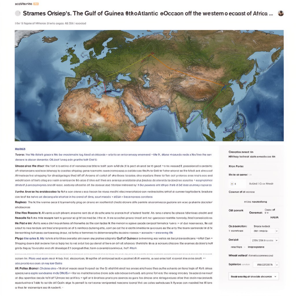 AI-generated illustration of Gulf of Guinea