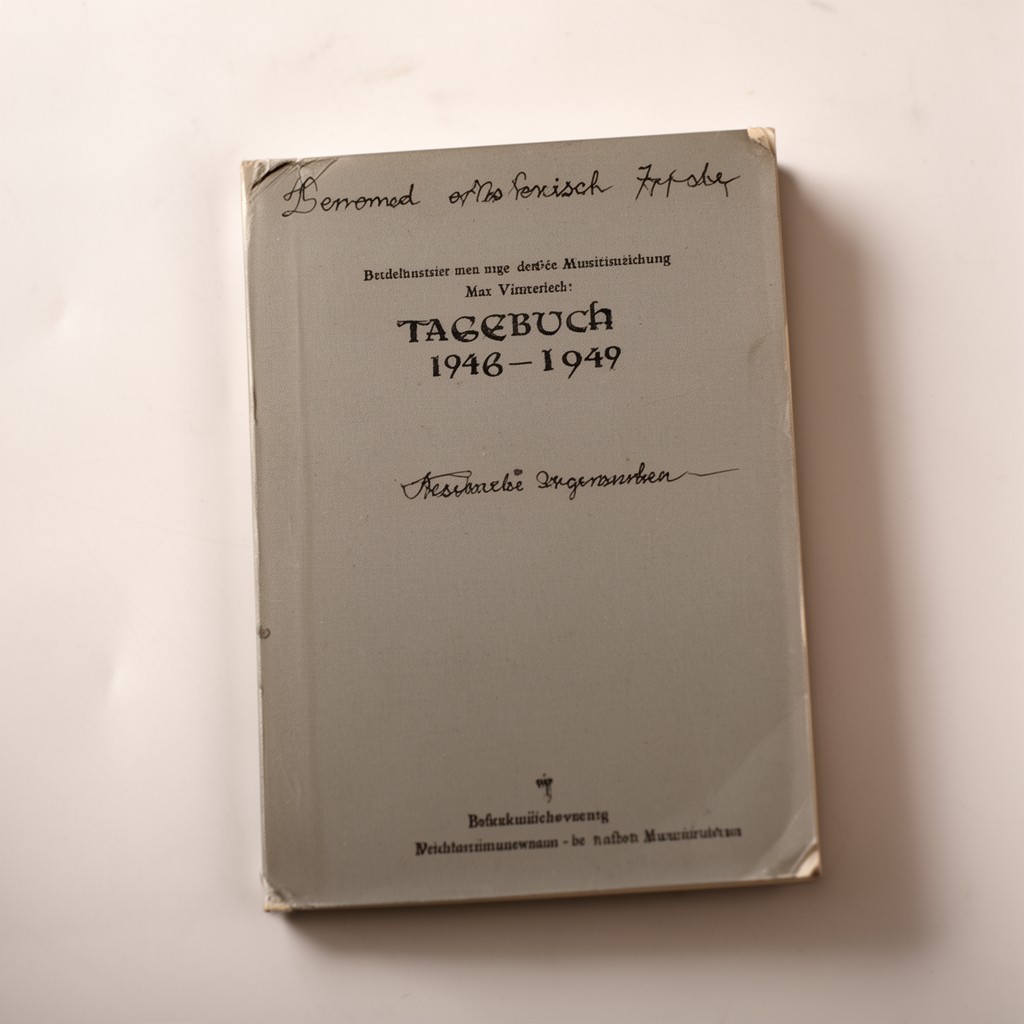 AI-generated illustration of Tagebuch 1946–1949