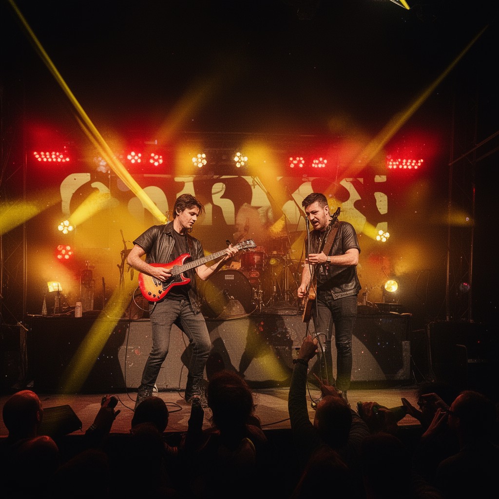 AI-generated illustration of Manic Street Preachers