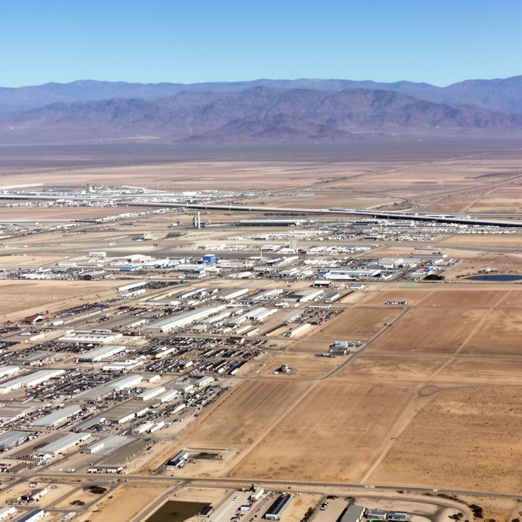 AI-generated illustration of East Kern County