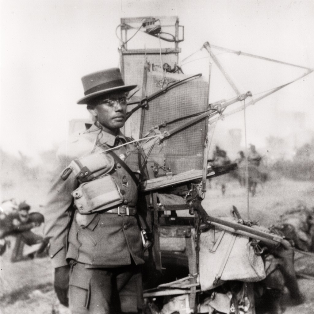 AI-generated illustration of Major General W. D. A. Lentaigne
