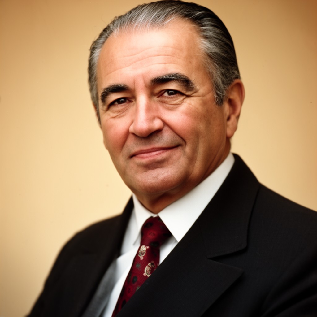AI-generated illustration of Víctor Raúl Haya de la Torre