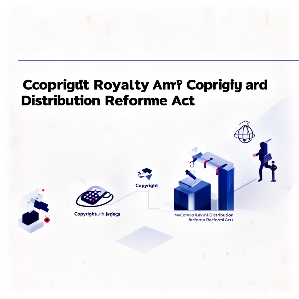 AI-generated illustration of Copyright Royalty and Distribution Reform Act