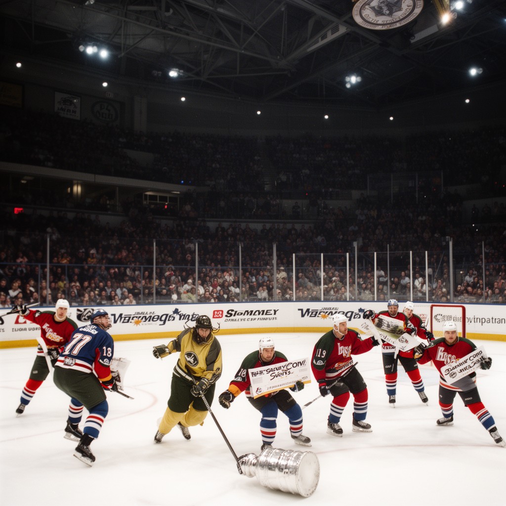 AI-generated illustration of 1999 Stanley Cup Finals