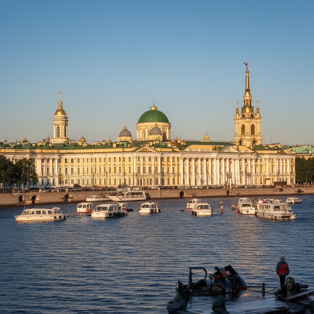 AI-generated illustration of St. Petersburg
