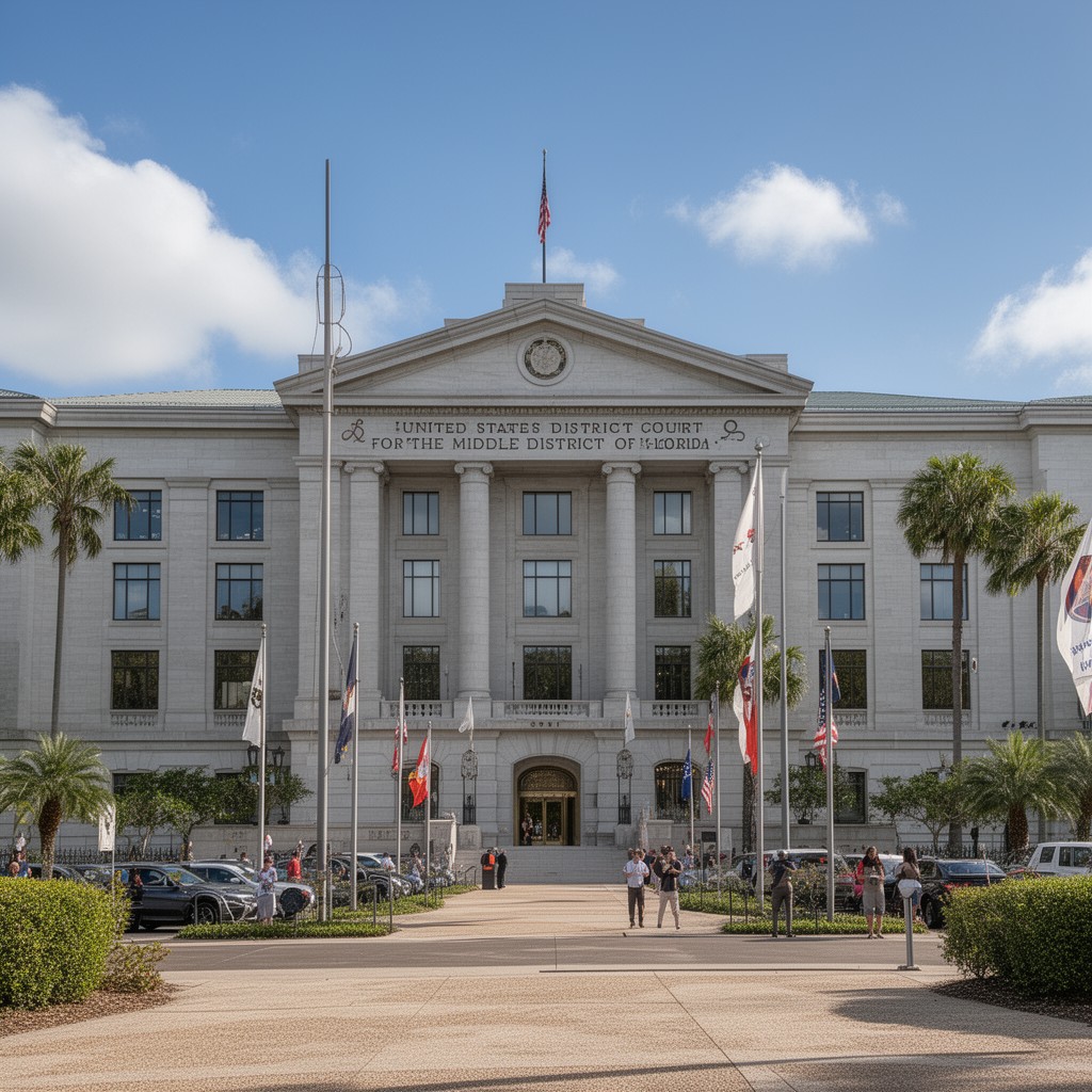 AI-generated illustration of United States District Court for the Middle District of Florida