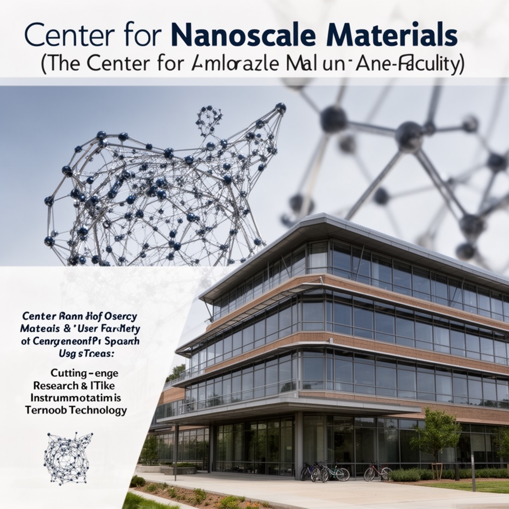 AI-generated illustration of Center for Nanoscale Materials