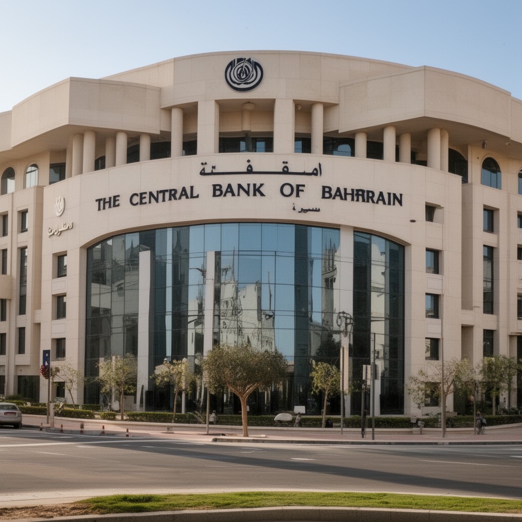 AI-generated illustration of Central Bank of Bahrain