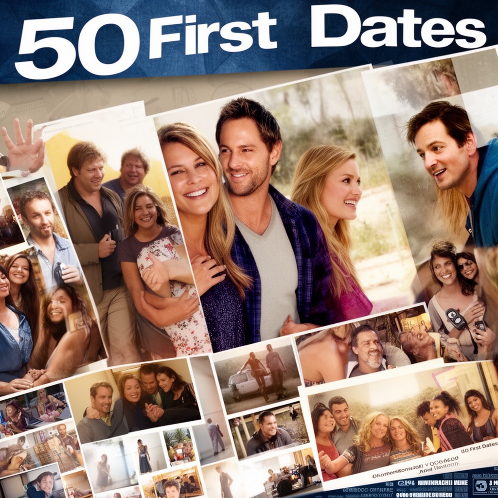 AI-generated illustration of 50 First Dates