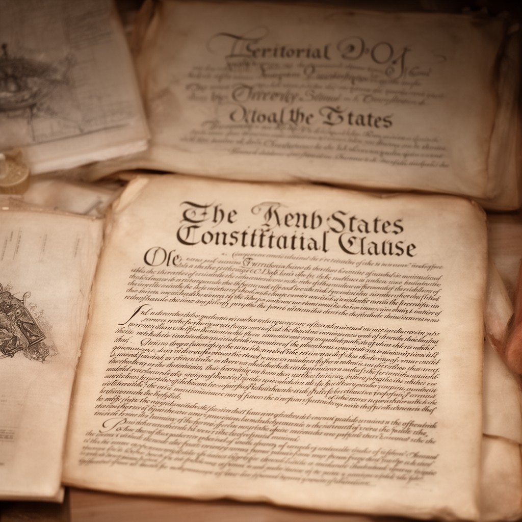 AI-generated illustration of Territorial Clause of the United States Constitution