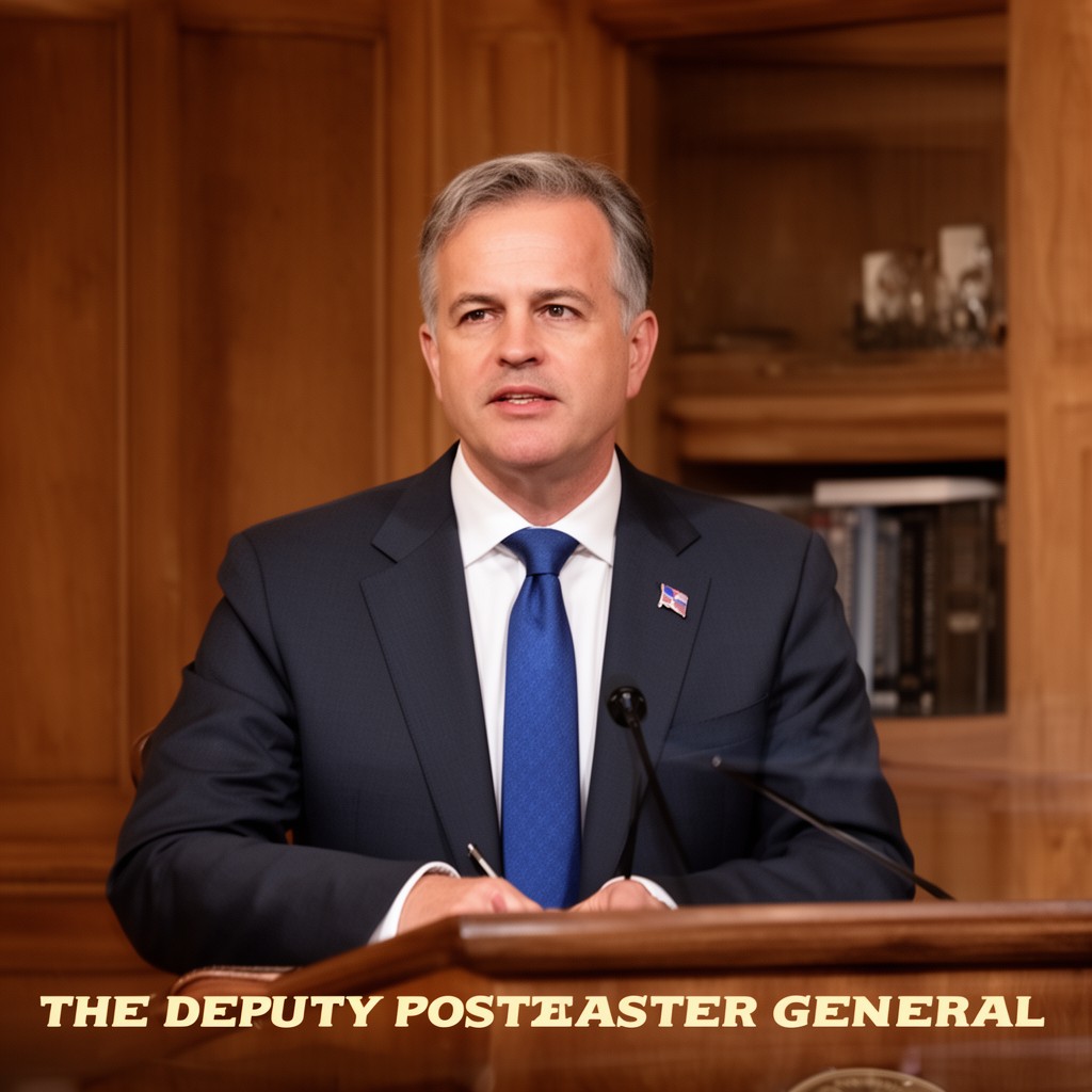 AI-generated illustration of Deputy Postmaster General of the United States