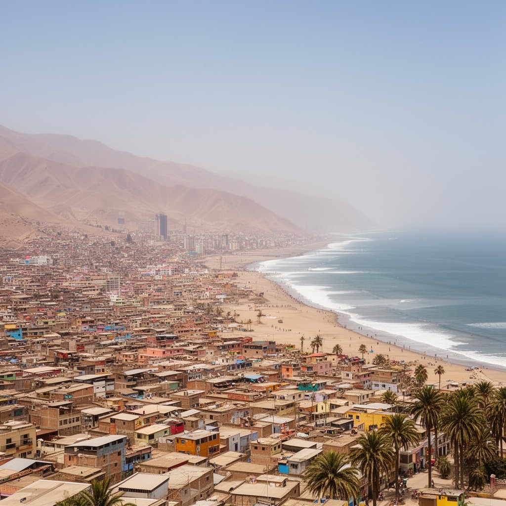 AI-generated illustration of Central Coast of Peru