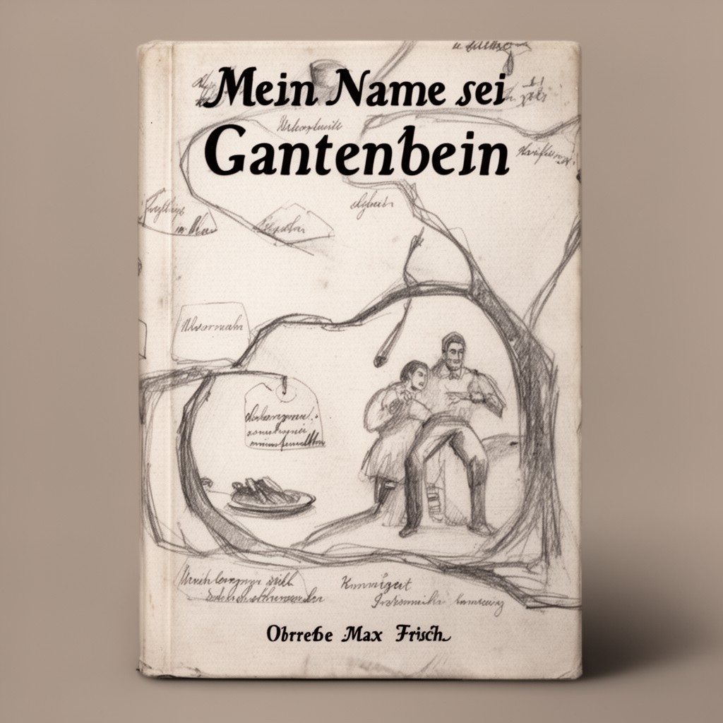 AI-generated illustration of Mein Name sei Gantenbein
