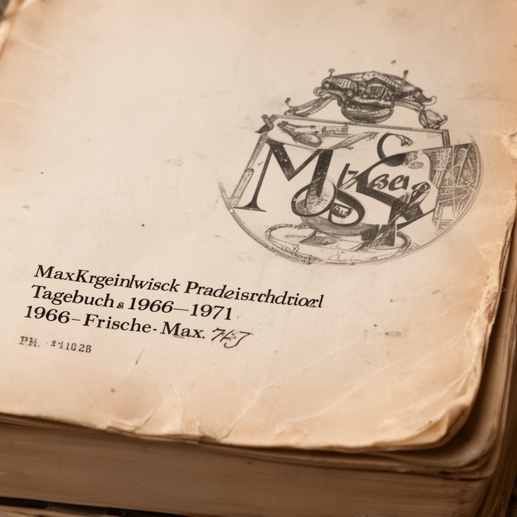 AI-generated illustration of Tagebuch 1966–1971