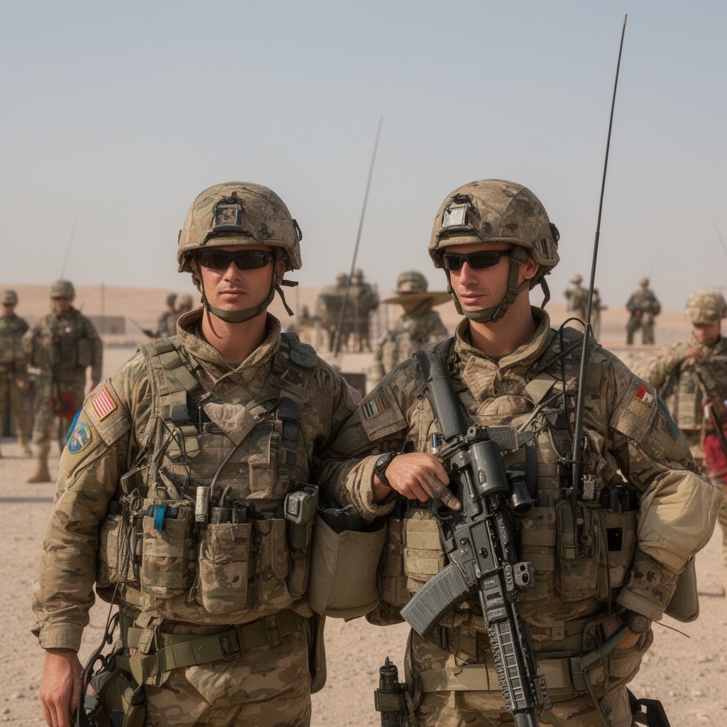AI-generated illustration of Sinai peacekeeping operations