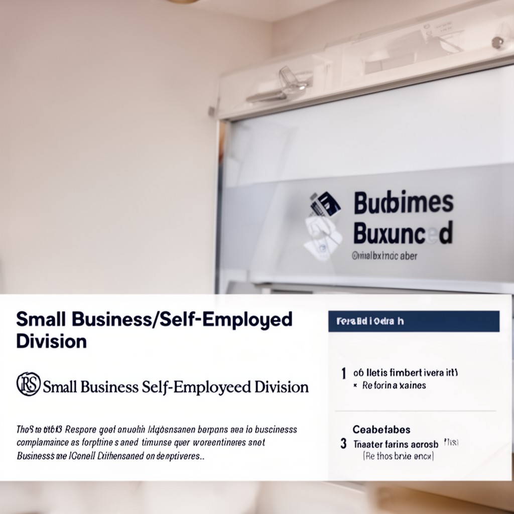AI-generated illustration of Small Business/Self-Employed Division