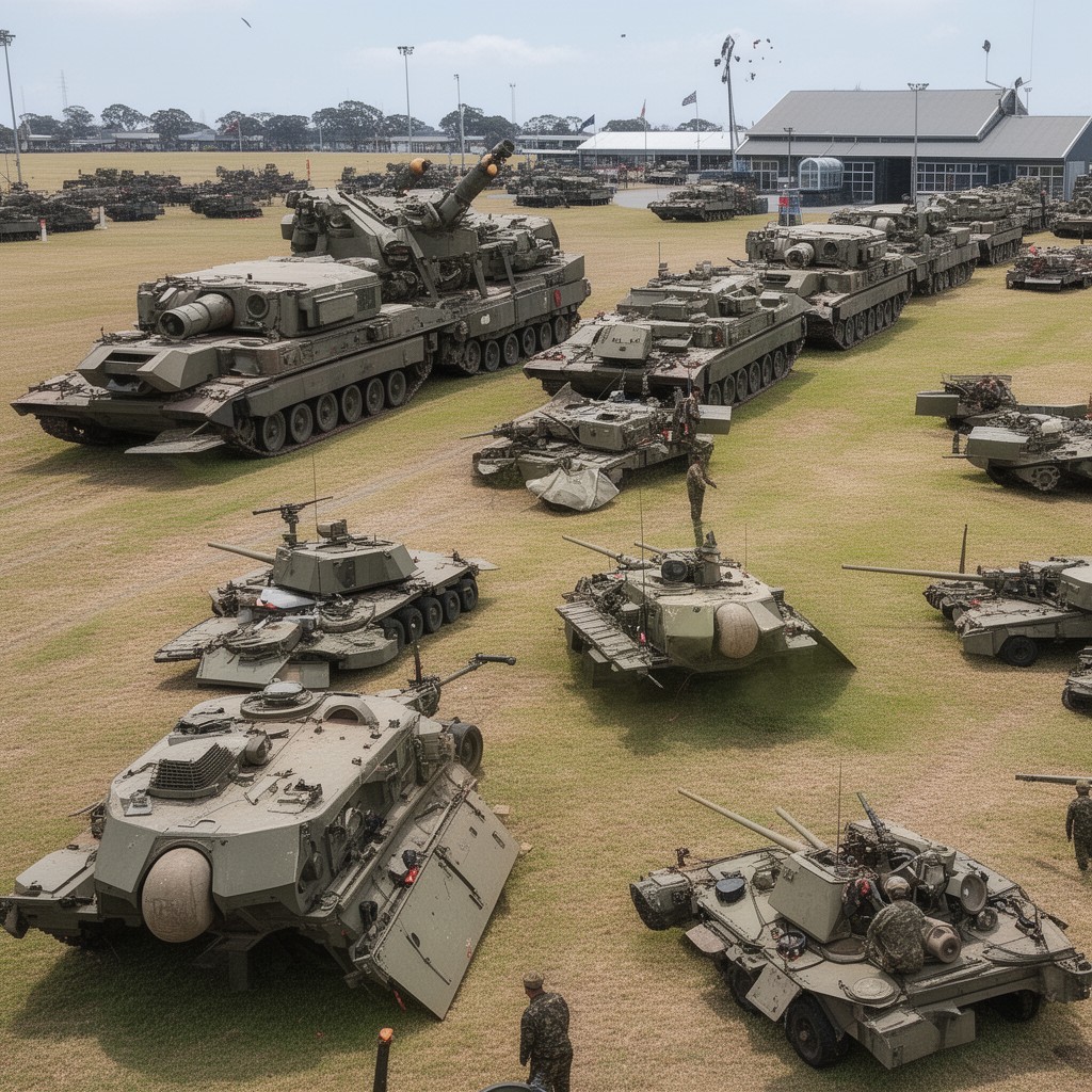AI-generated illustration of Royal Australian Artillery