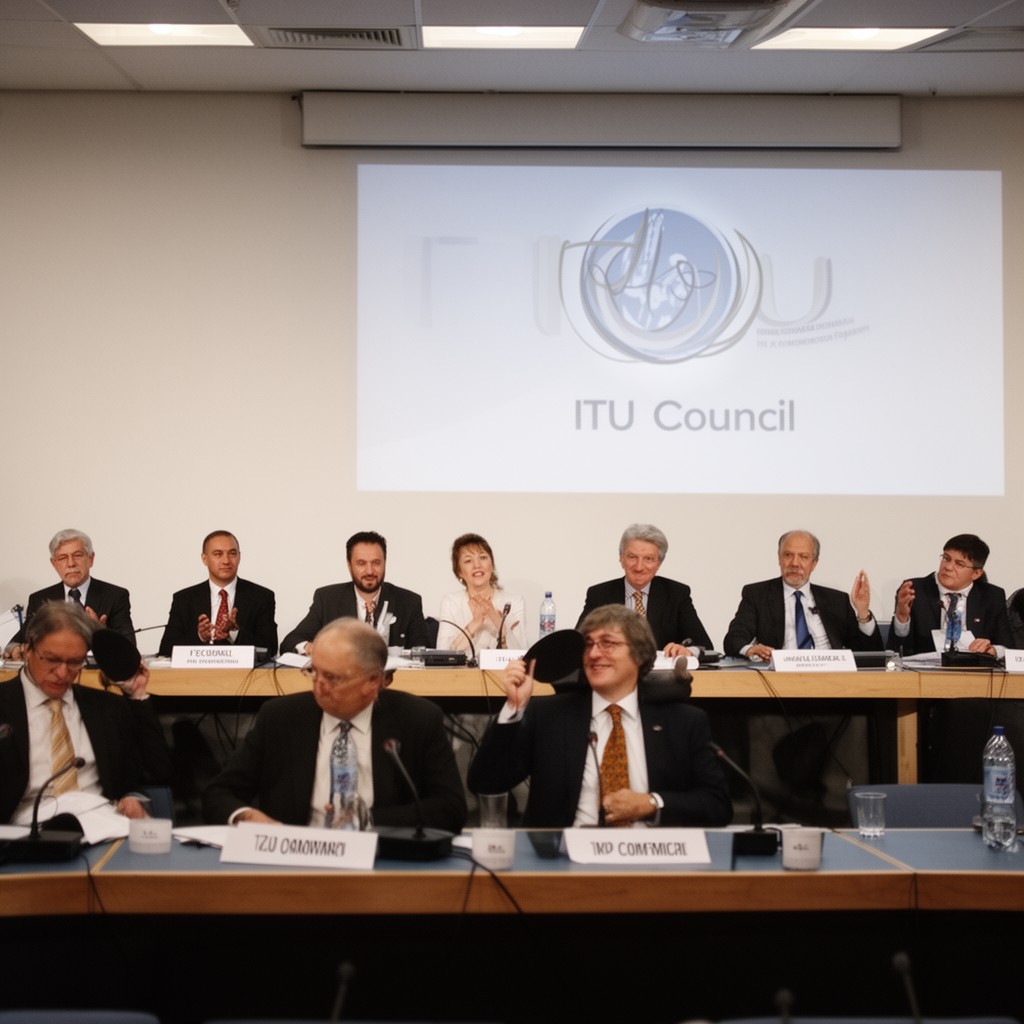 AI-generated illustration of ITU Council