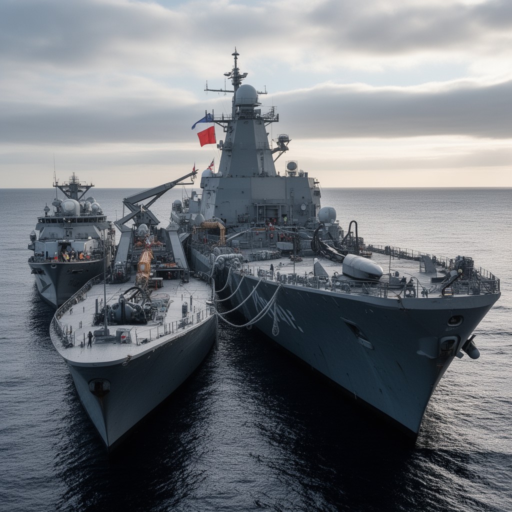 AI-generated illustration of Naval Group