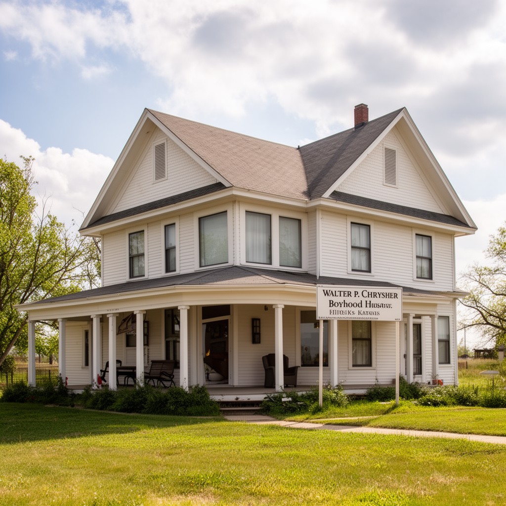 AI-generated illustration of Walter P. Chrysler Boyhood Home and Museum