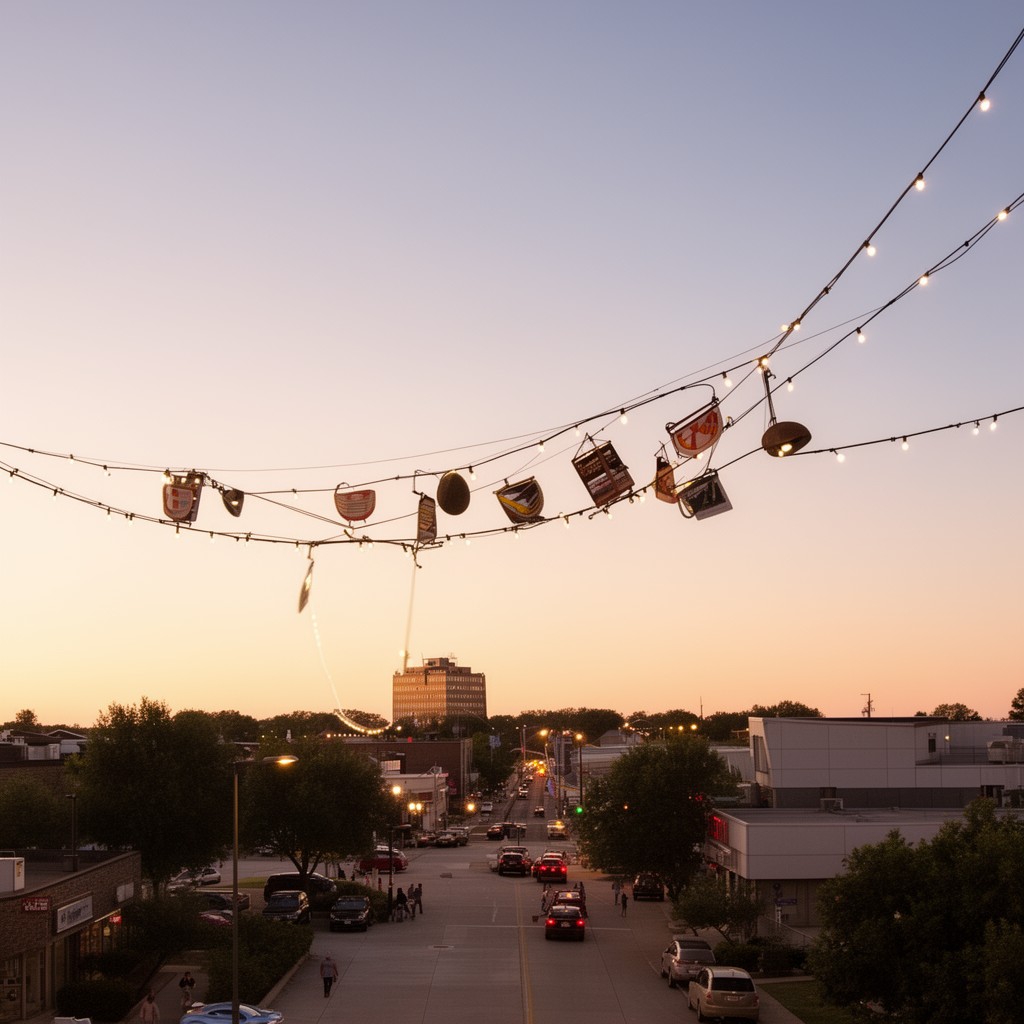 AI-generated illustration of Lenexa, Kansas