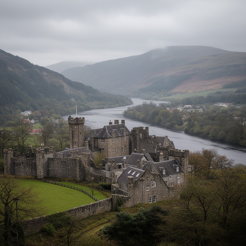 AI-generated illustration of Dumbartonshire
