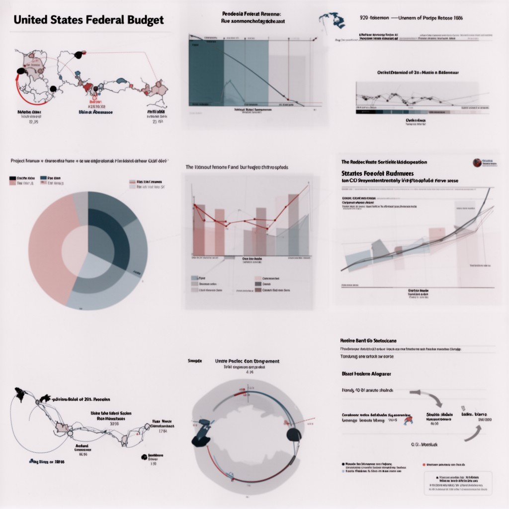 AI-generated illustration of United States federal budget