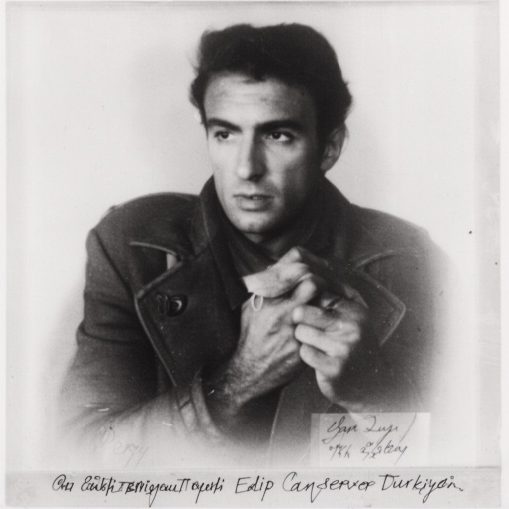 AI-generated illustration of Edip Cansever