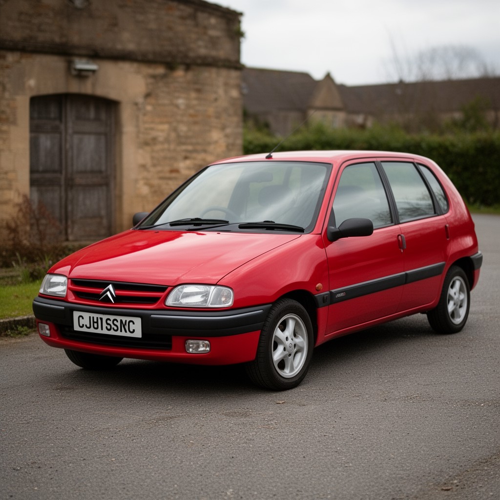 AI-generated illustration of Citroën Saxo