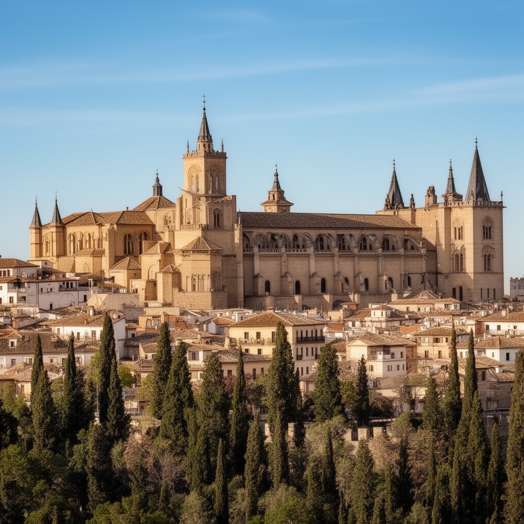 AI-generated illustration of Alcalá de Henares