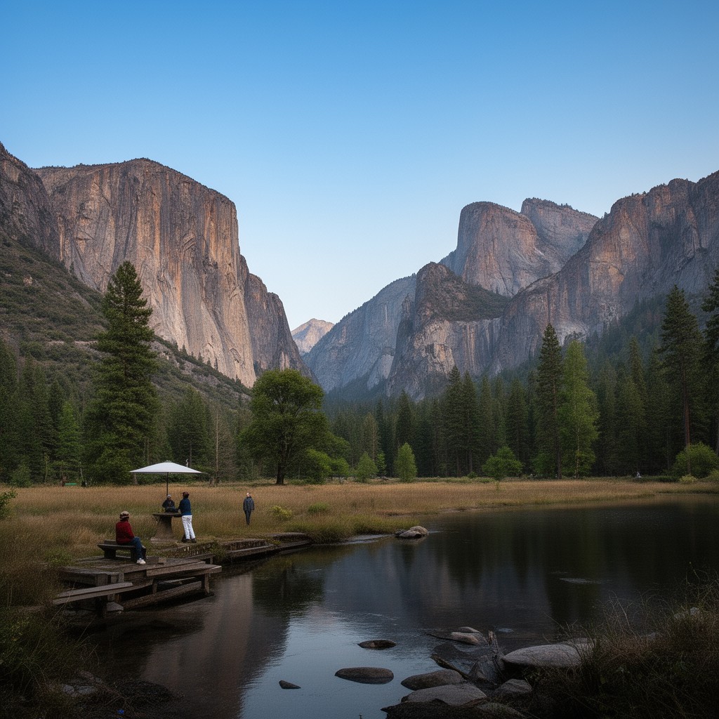 AI-generated illustration of Yosemite