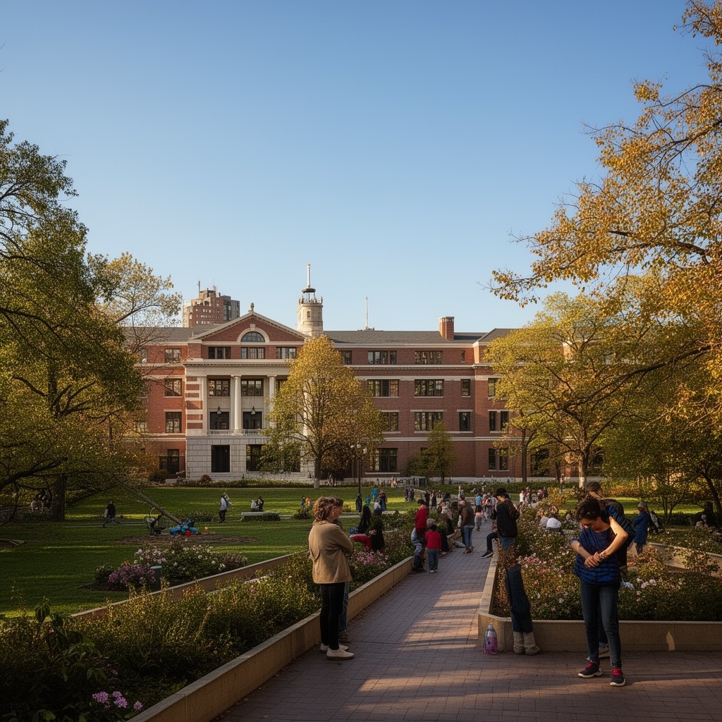AI-generated illustration of Fieldston Upper